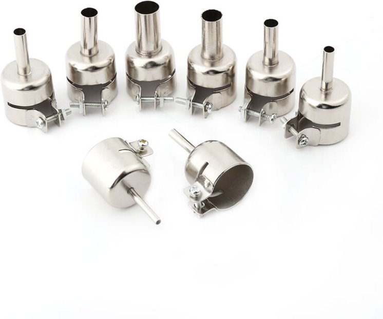 Depisuta Runde Hot Spots, 8er-Set in den Größen 3/4/5/6/7/8/10/12 mm für Löt- und Reparaturwerkzeuge, kompatibel mit Hei...