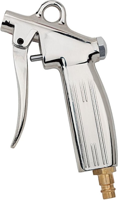 Riegler Blaspistole ohne Düse, Alu-Druckguss vern., Nippel NW 7,2 - 7,8