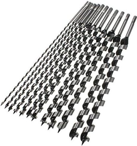 Jusch - 460 mm 6–28 mm Sechskantschaftspitze Brad Point Bohrer Schneckenspiralbohrer Holzbohrwerkzeug – 16 mm