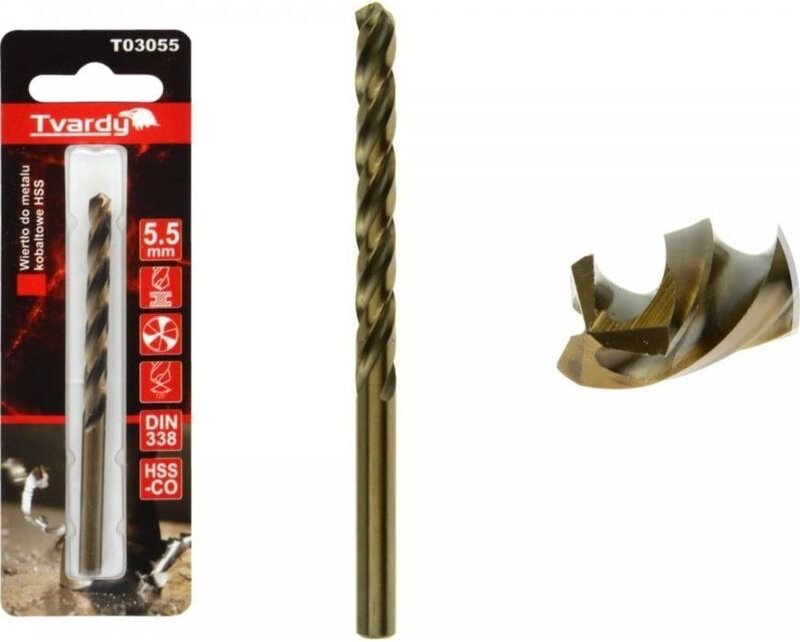 Geko HSS M35 Metallbohrer mit 125° Winkel