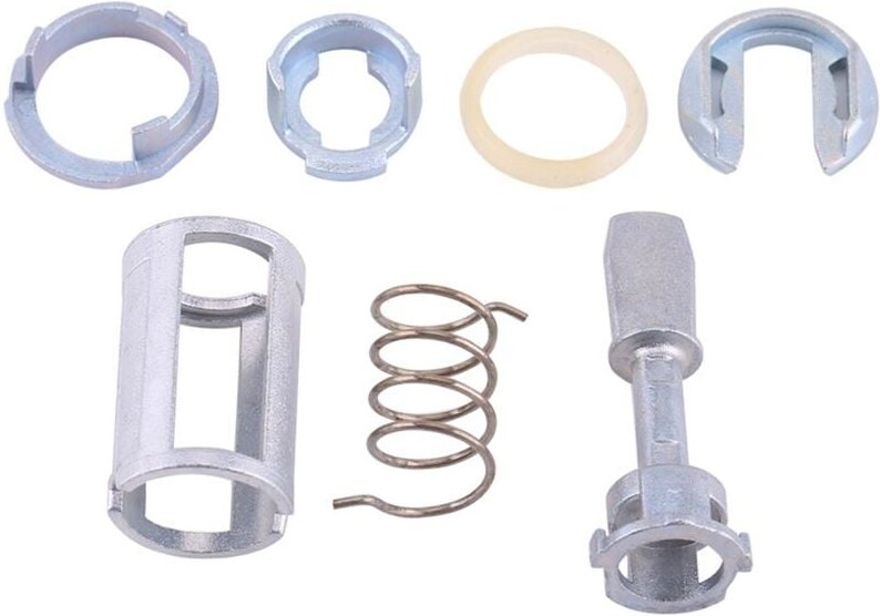 Schlossreparatursatz, 7-teiliges Türschloss-Reparaturset vorne links rechts, Ersatzteile für Mk4 Metall