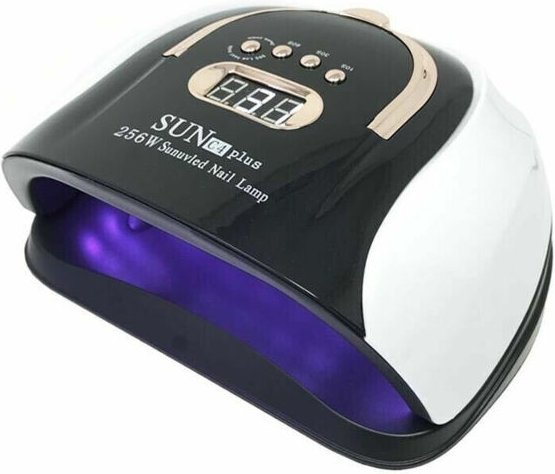 Trade Shop Traesio - Trade Shop - 57 led uv 2IN1 nagelrekonstruktionslampe sun C4 plus 256 w gel-polish-trockner -