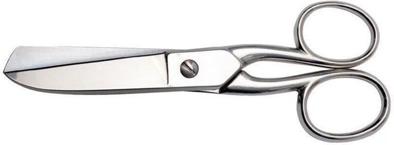 Sack-/Lederschere Gesamtlänge 180 mm vernickelt