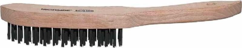 Stahl-Drahtbürste 5-reihig 0,35 mm Draht