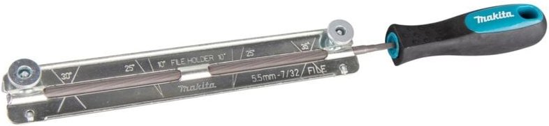Feilenhalter mit Feile 5,5mm Rundfeile für Sägeketten D-70982 - Makita