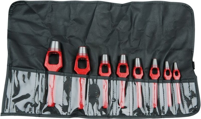 Ks Tools Henkellocheisen-Satz, 8-tlg