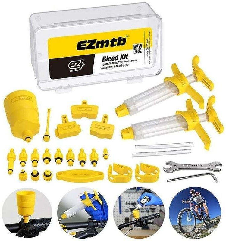 Tonchean - Fahrradbremsen-Entlüftungsset, Mineralöl-Set für hydraulische Scheibenbremsen für die Serien Shimano, Magura,...