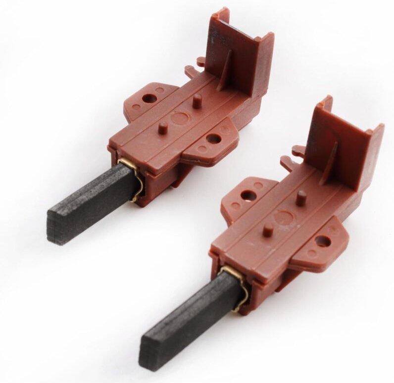 2 Stück rote Kohlebürsten für Waschmaschinen, Kohlebürsten für Waschmaschinen, Kohlebürsten für Motoren, Kohlebürsten fü...