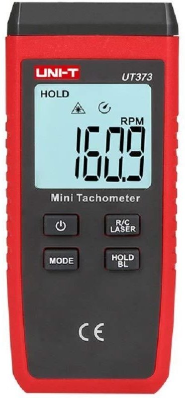 Digitaler Tachometer unit UT373 misst Drehzahl bis 9999 Umdrehungen