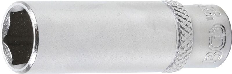 Bgs Technic - Steckschlüssel-Einsatz Sechskant, tief Antrieb Innenvierkant 6,3 mm (1/4') sw 7/16'