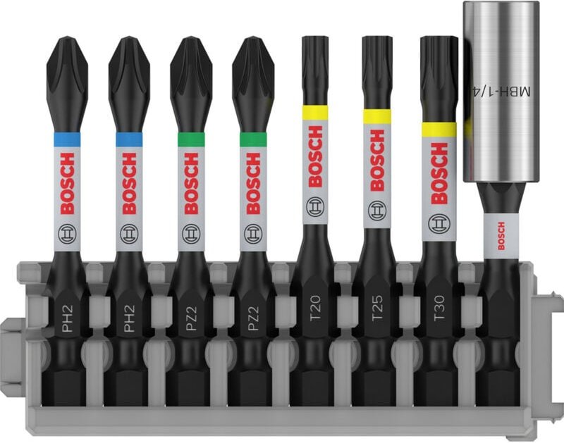 Bosch - Accessories 2608522326 2608522326 Bit-Set ph 2, pz 2, t 20, t 25, t 30 1 Set