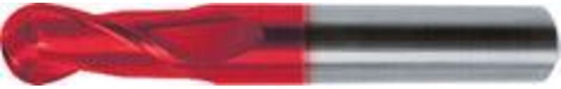 Radiusfräser DIN6527 vhm fire Z2 Schaft ha 8mm gühring