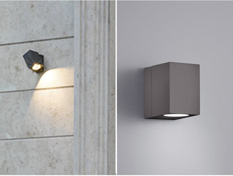 Trio - led Außenwandleuchte tiber in Anthrazit, 320° schwenkbar - Außenbeleuchtung Haus