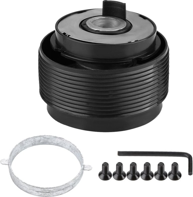 Zoternen - Auto-Lenkradnaben-Schnellspanner-Adapter-Set aus Aluminiumlegierung