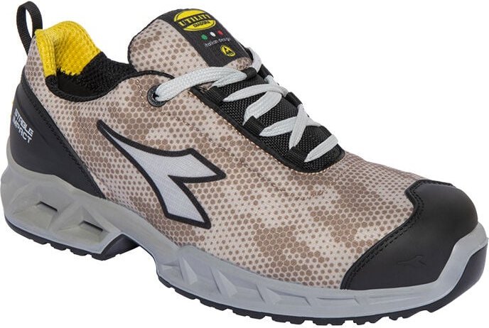 Diadora Shark Stable Impact Low S1P SRC ESD Beige Sicherheitsschuhe - 38 EU - Schlammfarbe