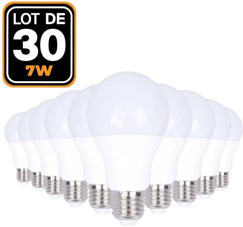 Europalamp - E27 LED-Glühbirne 7W 4500K Neutralweiß Hohe Helligkeit