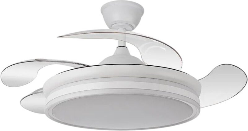 DC-Deckenventilator 'Bayomo' dimmbar mit Fernbedienung (59W 3CCT 6980lm) weiß