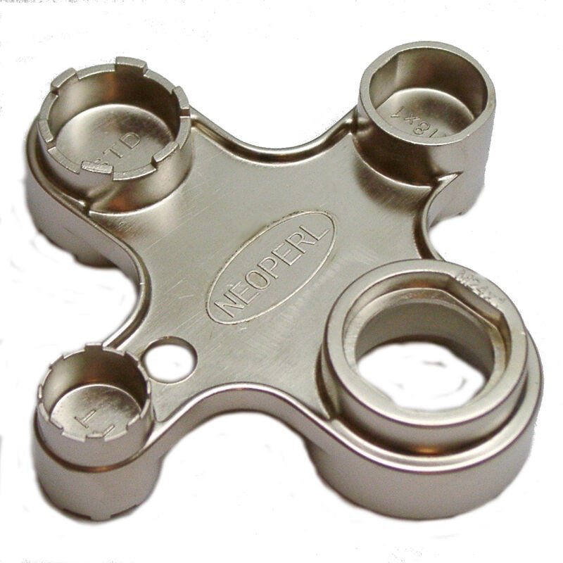 Thumbnail - Neoperl Ag - Neoperl Universal Strahlregler Schlüssel vernickelt M18 M22 M24 M28, Wasserhahn