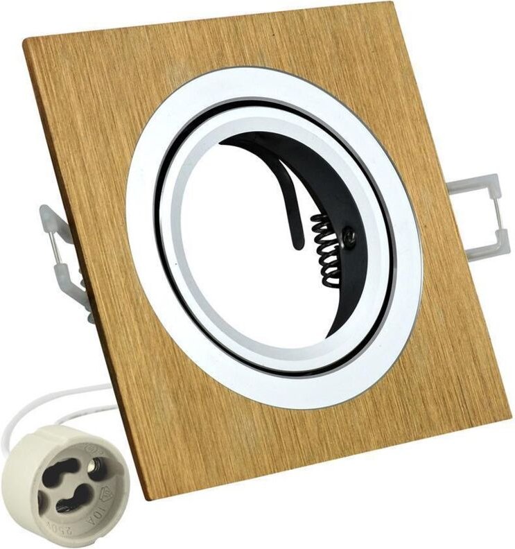 Thumbnail - Quadratischer Aluminiumrahmen SOUTH OPAL gebürstetes Gold - 302137