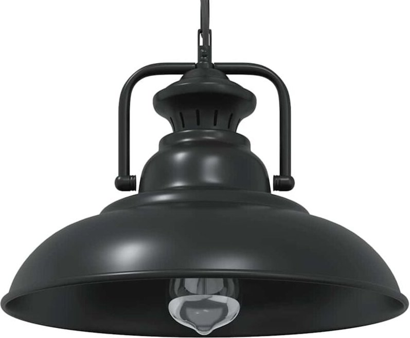 Pendelleuchte E27 Schwarz ø 31 cm Eisen Vidaxl