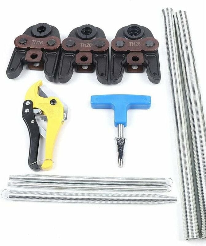 Thumbnail - Pressbacke Verbundrohr Presszange für Verbundrohr TH16 TH20 TH26 mit 5pcs Biegefedern 150mm