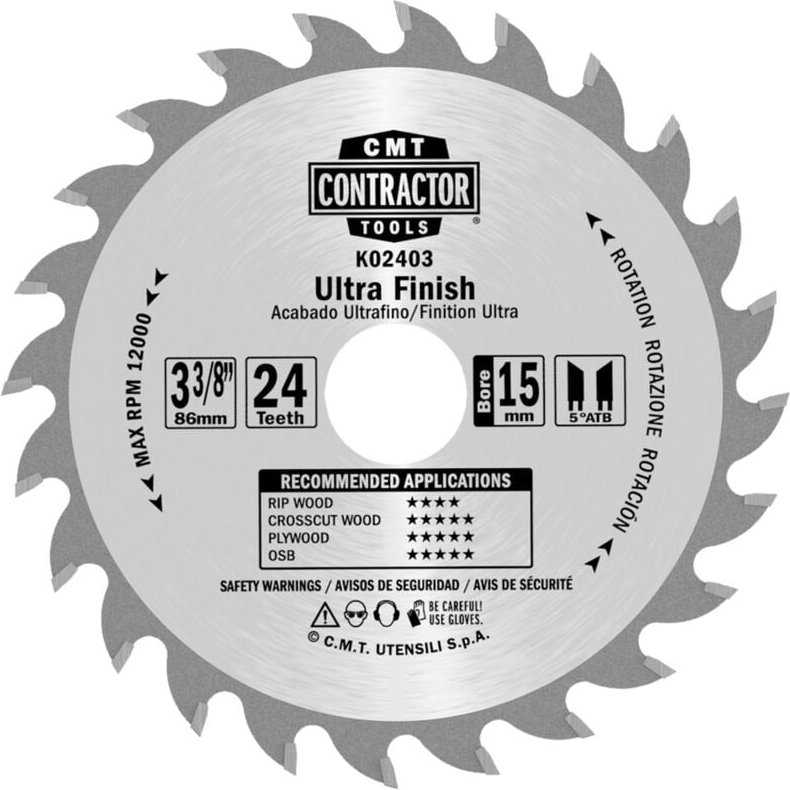 K02403 ITK-CONTRACTORS HW 3-3/8 Zoll x 0,043 Zoll x 15 mm STROMVERSORGUNG Z24ATB