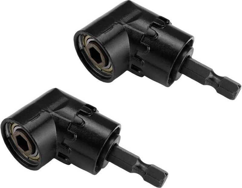 2-teiliges multifunktionales 105-Grad-Winkelschraubendreher-Bit-Set mit Schraubendreher, Winkelbohrerhalter und Schraube...