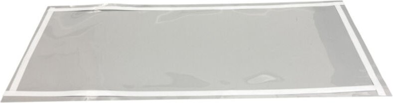 Wolpart - Wechselfolie Glasschutzfolie Klebefenster für Sichtfenster Strahlkabine 550mm x 250mm Sandstrahlkabine