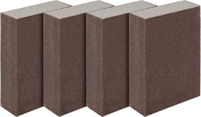 Memkey - Set mit 4 Schleifschwämmen/-blöcken für nasse und trockene Oberflächen, superfeines Schleifen (Körnung 320 bis ...