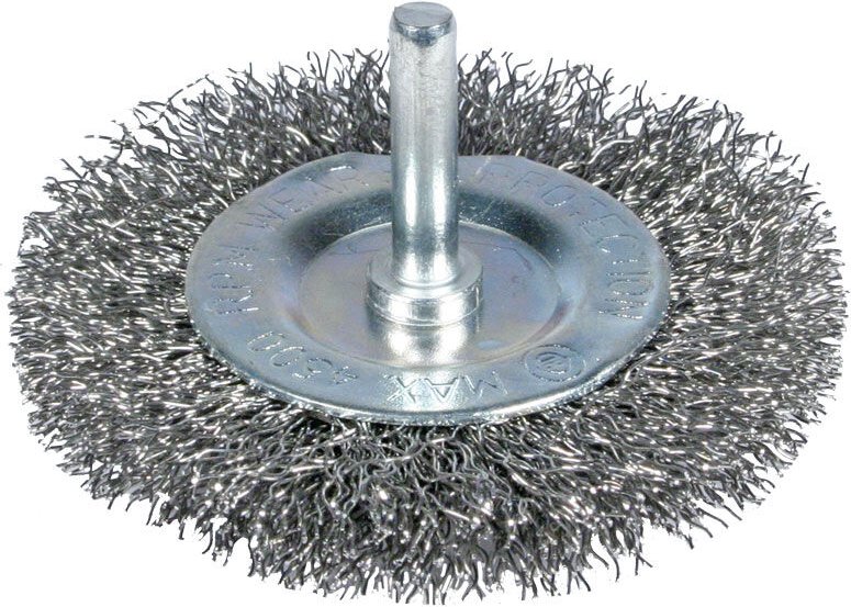 Scheibenbürste mit 38 mm Schaft ZN - E-561-7038