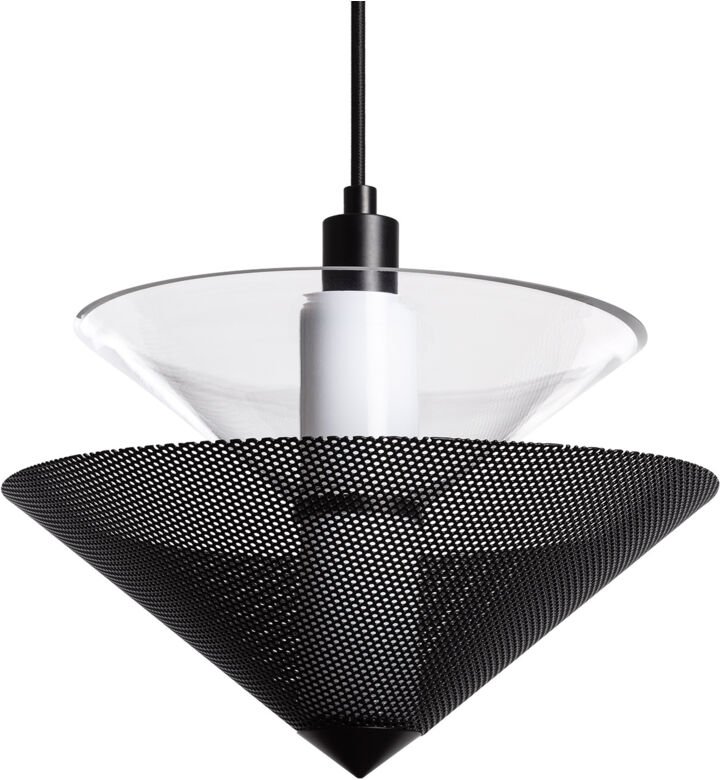 Efectoled - Pendelleuchte Metall Hesper Schwarz