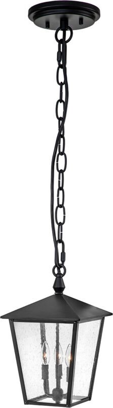 Hinkley - Elstead Huntersfield Outdoor-Pendel-Deckenleuchte Schwarz, IP44