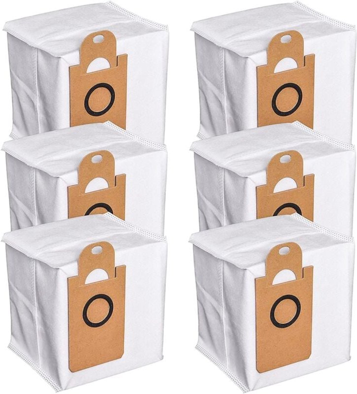 Lntyq 6er-Pack wasserdichte Staubbeutel mit großer Kapazität, kompatibel mit Proscenic M7 Pro M7 Max M8 PRO für Neabot N...