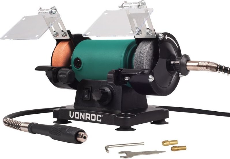 Thumbnail - Tischschleifmaschine / Multitool 150W - 75mm mit flexibler Welle