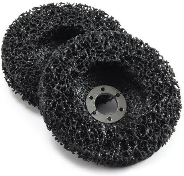 Reinigungsscheiben, Durchmesser: 125 mm, CSD-Scheiben, extra groß, für Winkelschleifer (5 Stück)