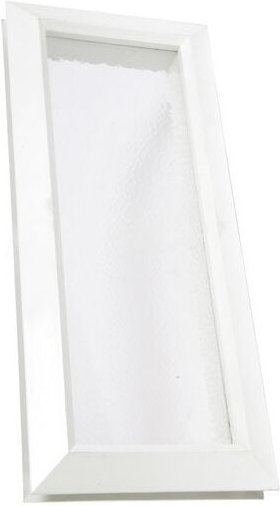 Nicoll - pvc Bullauge rechteckig weiß 380 x 225 mm - 203MI