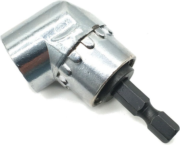 Trade-shop - Winkelgetriebe / Winkelschrauber / Winkelaufsatz Bit 105° Sechskantaufnahme 6,35mm hex 1/4' Schaft für viel...