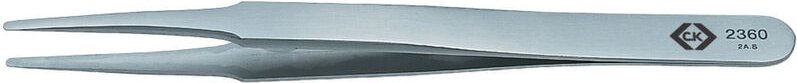 C.k Tools - c.k T2360 Bestückungspinzette 2a sa Flach-rund, fein 120 mm