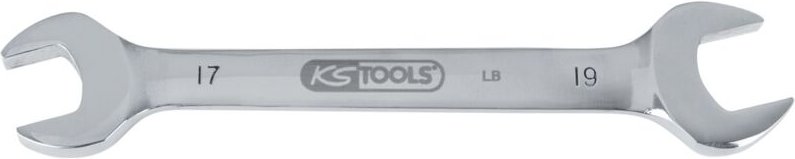KS Tools EDELSTAHL Doppel-Maulschlüssel, 16x18 mm, abgewinkelt