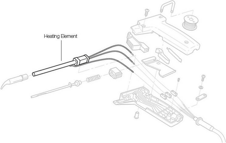 Lötwiderstand Pulsmatic 55W 0552851 JBC