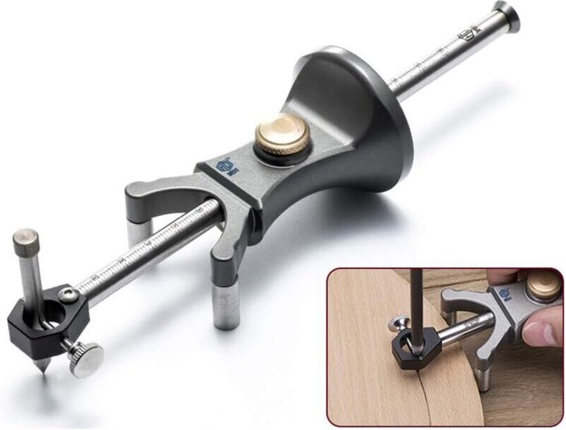 Rnemitery - diy Dual-Use Holz Scribe Tools Multifunktionale Zeichnung Linien und Bögen