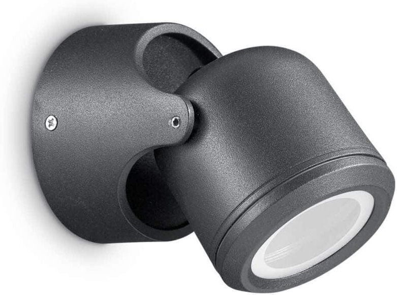Xeno - 1 Licht Außenwandleuchte Schwarz IP44, GU10 - Ideal Lux