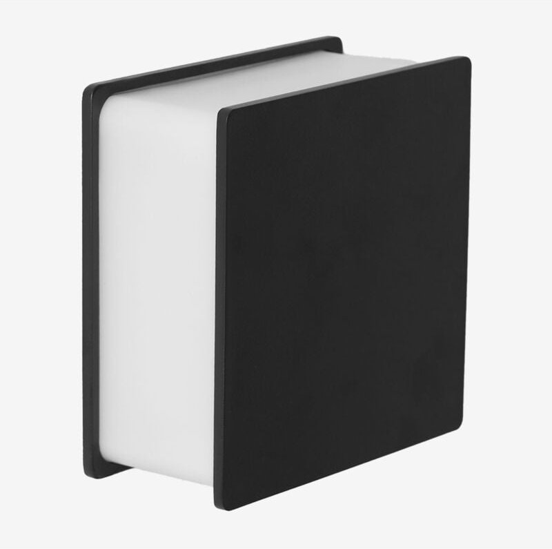 Sklum - LED-Außenwandleuchte aus Aluminium mit 4 Zuvane-Lichtpunkten Schwarz