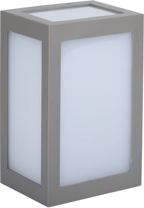 Led Quadratische Wandleuchte Außenleuchten IP65 Wasserdicht Grau 12W 750 Lumen 6400K