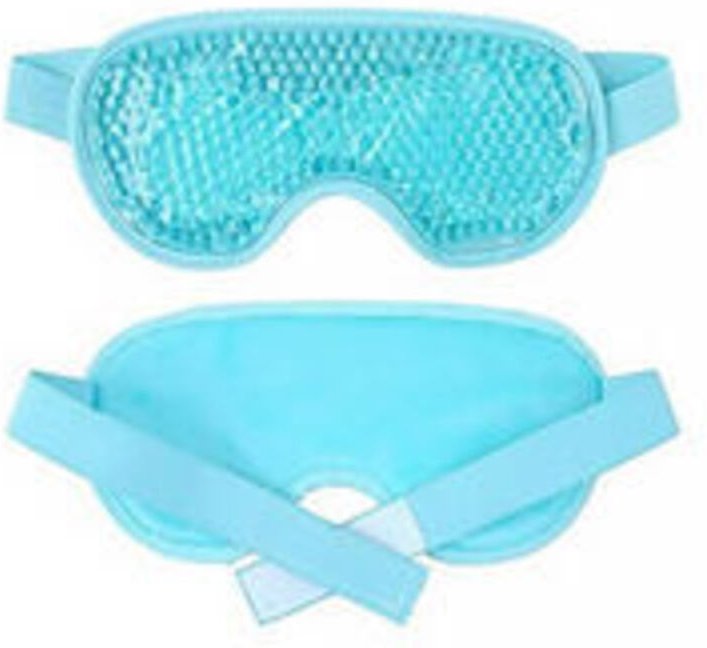 Kühlende Augenmaske, Gel-Augenmaske gegen geschwollene Augen, Augenringe und Migräne, wiederverwendbares Kühlpack für Wä...