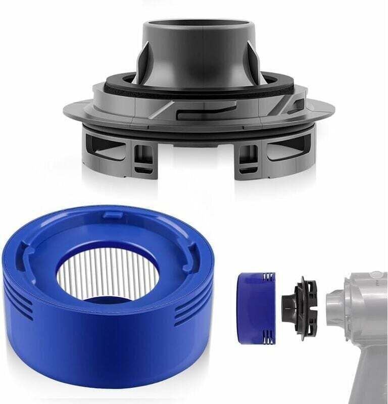 Hinteres Filterset für Dyson V7 V8, waschbare Filter, Ersatz für Dyson V8 V7 Staubsauger, hintere Motorabdeckung, Ersatz...