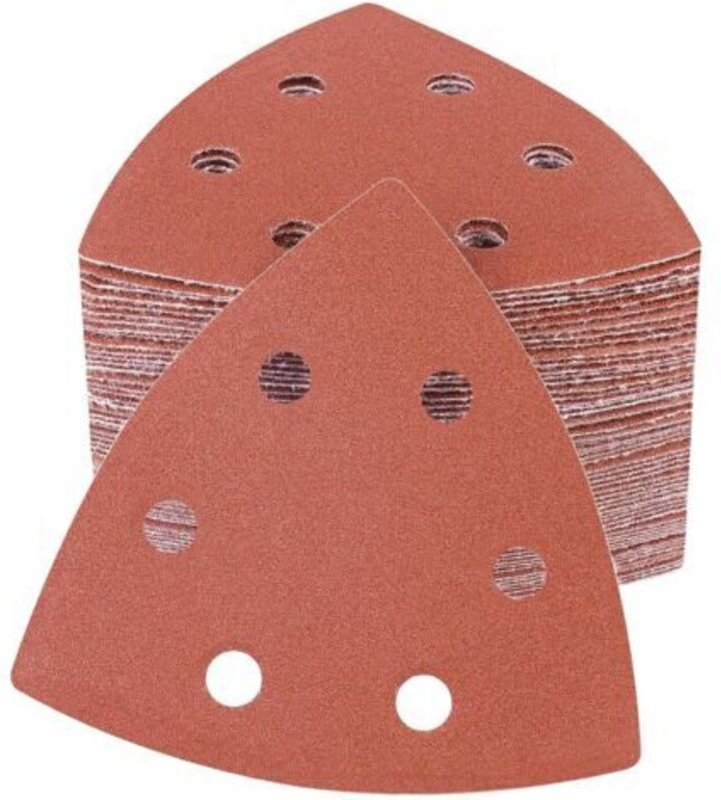 50 Stück Delta-Dreiecke Schleifpapier Abrasiv Für Schleifmaschine 93 x 93 x 93 mm Papier Dreieckschleifer 150 Körnung Sc...
