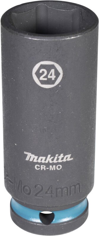 E-16520 Steckschlüssel 1/2" SW24 Impact Black lang - Makita