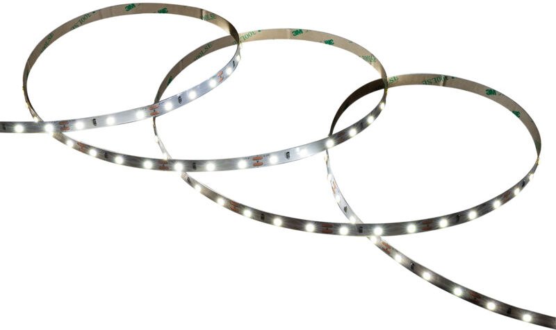 Efectoled - LED-Streifen 12V smd 60 LED/m 5m 5W/m 400lm/m Breite 8mm Schnitt 5cm IP20 6000K Kaltweiß