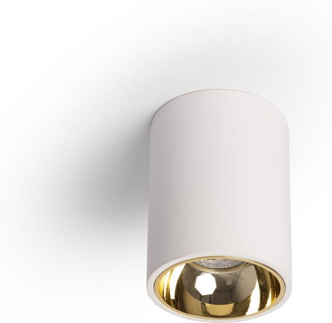 Efectoled - Deckenleuchte Gips Gulloc Weiß